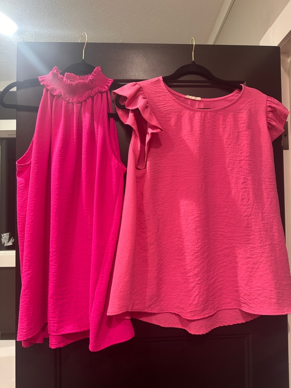 Ruffle Halter & Flutter Sleeve Tops